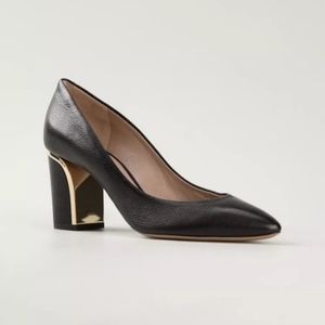 Chloé Beckie Mirrored Trim Heels